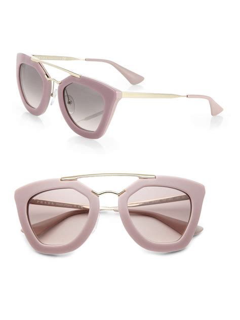 prada thick framed pink sunglasses|prada glasses frames pink.